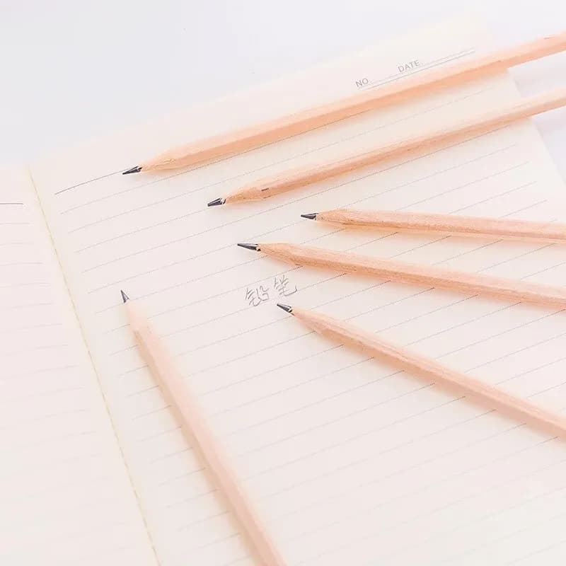 ดินสอไม้ปลอดสารพิษ HB มีหลายทรงให้เลือก  อุปกร์วาดรูป เครื่องเขียน